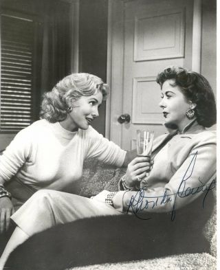 Rhonda Fleming: Photo From 1956 Film While The City Sleeps: Autographed