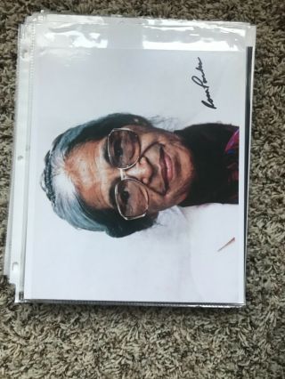 Rosa Parks 8x10 Signed Photo Autograph Signature