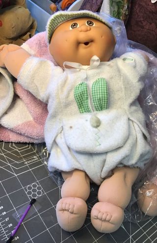 1982 Cabbage Patch Kid Bald Baby With Brown Eyes