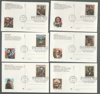 Ux200 - 19 Civil War Postal Cards Set Of 20 Fdc 