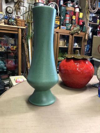 Vintage 14” Royal Haeger USA RG120 Vase Matte Green Mid Century Large 3