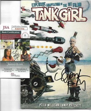 Lori Petty Signed Tank Girl Movie Adaptation Comic Book Autographed,  Jsa