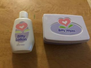 Bitty Baby American Girl Bitty Wipes Case Lotion Hard To Find