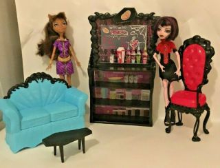 Monster High Coffin Bean Playset Plus Clawdeen And A Ooak Doll