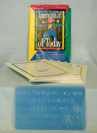 American Girl Of Today 6 Booklets To Write Your Own Stories W/termplate & Guides