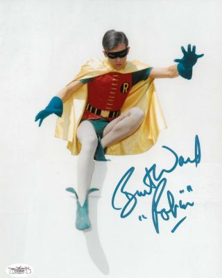Burt Ward Signed Batman Authentic Autographed 8x10 Photo Jsa C23390