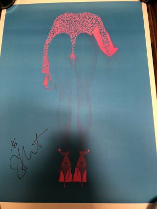 Annie Clark St.  Vincent Masseduction Signed Autographed Tour Vip Concert Poster