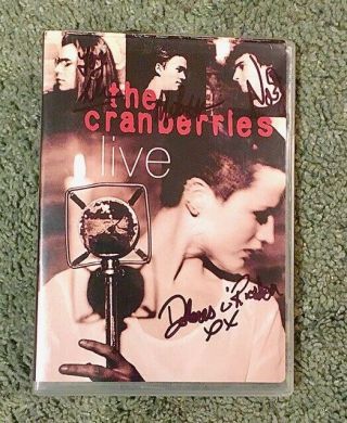Signed Live Dvd Band Cranberries Dolores O 