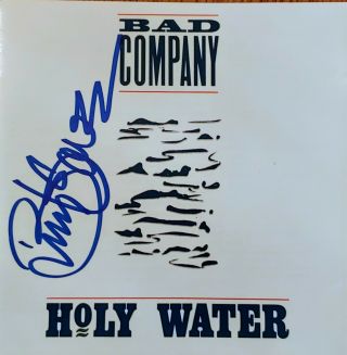 Brian Howe Signed Holy Water Cd Bad Company Proof