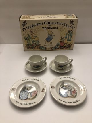 Peter Rabbit Children’s Tea Set By Wedgwood Very Cute