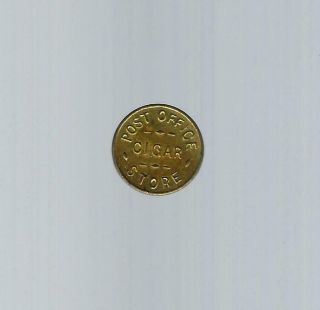 Early Post Office Cigar Store 12 1/2 Cents U.  S.  Trade Token