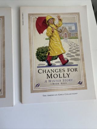 American Girl Doll Molly Meet Books 1 6 First Edition 1st Changes for Winter One 3