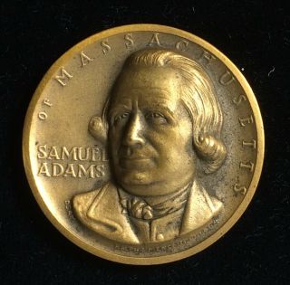 Medallic Art Co.  Signers Of The Declaration Of Independence Series Samuel Adams