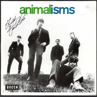 The Animals Lp Animalisms Hand Signed By Hilton Valentine - Tis Decca Germany