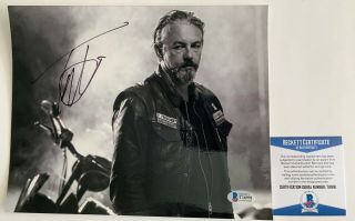 Tommy Flanagan Autographed Sons Of Anarchy Chibs 8x10 Photo Signed Soa Beckett