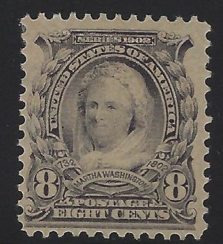 Us Stamps - Scott 306 - 8c Martha Washington - Og Hinged (a - 431)