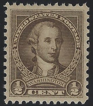 Us Stamps - Scott 704 -.  5c Washington - Never Hinged - Xf (a - 136)