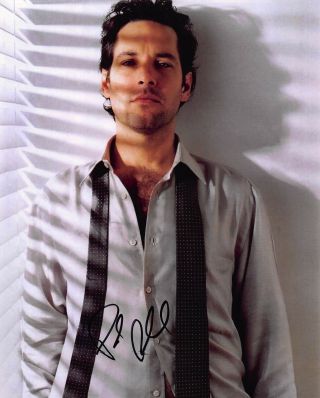 Paul Rudd Signed 8x10 Photo Picture Image Anchorman Role Models Ant - Man 1