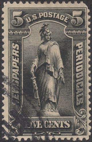 1895 Us Newspaper & Periodical Stamp Scott Pr116 U/h Tmm