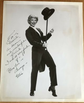 Dancer And Actress Eleanor Powell Autograph Photo