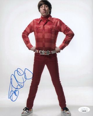 Simon Helberg Signed 8x10 Big Bang Theory Photo In Person Autograph Jsa Cert