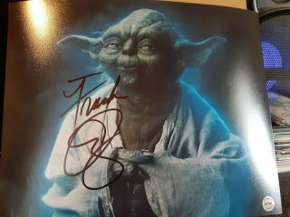 Yoda Star Wars " Frank Oz " Autograph 8x10 W/coa