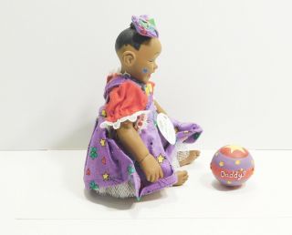 Daddy ' s Clown Babies Girl Giggles Doll Black African - American Collectible 5 