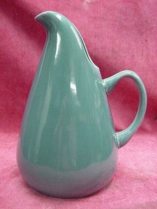 Vtg Russel Wright,  American Modern Steubenville Seafoam Pitcher,  10 1/2 Inches