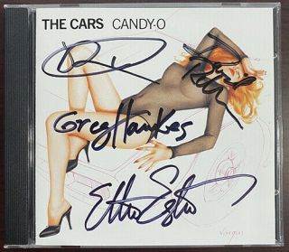 The Cars Candy - O Cd Signed Autographed