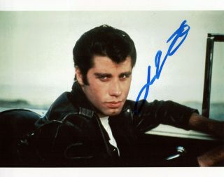 John Travolta Grease Autographed Photo Signed 8x10 12 Danny Zuko