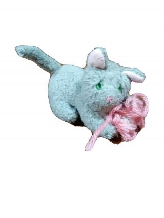 Pleasant Company American Girl Kirsten Gray Cat Kitten Plush W/ Yarn