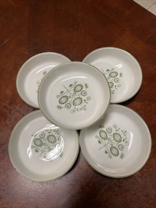 Vtg Franciscan Discovery Heritage Small Berry Dessert Bowls Set Of 5 - Usa - 5”