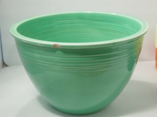 Vintage Homer Laughlin Fiesta Ware Mixing Bowl 6 With Rings Green