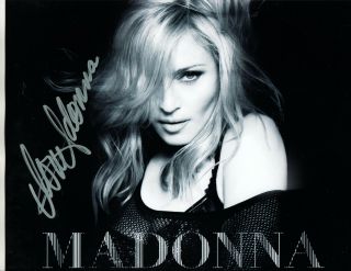 Madonna - Sexy Pop Singer - Hand Signd Autographed Photo With