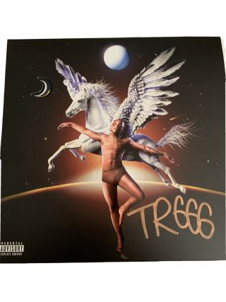 Trippie Redd Signed Autograph Vinyl Pegasus Crystal Splatter