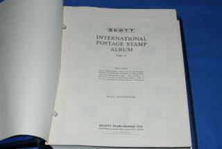 Scott International Blue Album 1940 - 1949 Part II 2 Two BlueLakeStamps 2 vol 2