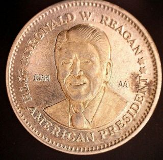 Catalinastamps: Ronald W.  Reagan Presidential Commemorative 1984 Medal