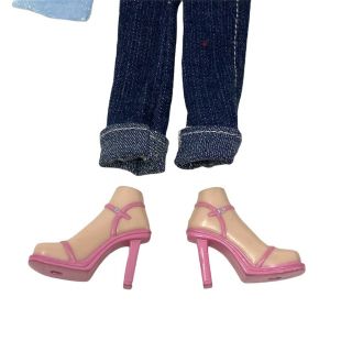 Vintage Bratz Doll Denim Jeans Skirts Outfit Clothing Heels Accessories Bundle 3