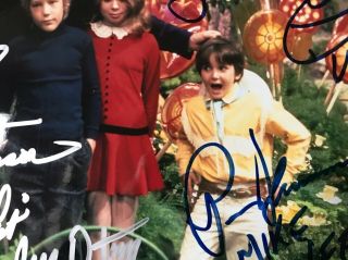 Willy Wonka and the Chocolate Factory SIGNED BY ALL THE KIDS 8x10 matted w/COA 2