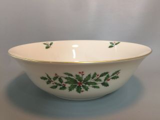Lenox Dimensions Holiday Large Round Vegetable Serving Bowl 9 3/8”