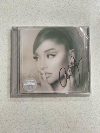 Ariana Grande Positions Signed Album Cd Autograph Limited Edition Us In Hand