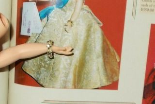 Vintage Madame Alexander Cissette 10 " Doll " Queen " Rhinestone Bracelet 1957