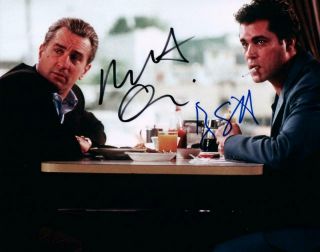 Ray Liotta Robert Deniro Autographed 8x10 Picture Photo Signed Pic With