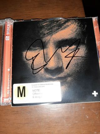 Ed Sheeran Signed Plus Cd/dvd Rare Edition.