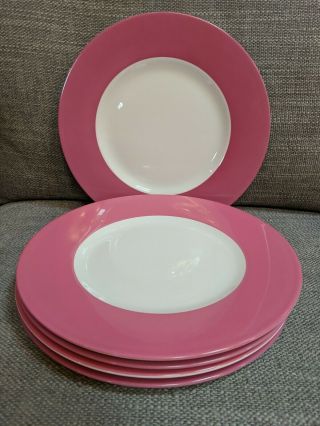 Villeroy & Boch Wonderful World Pink Salad Plates - Set Of 5