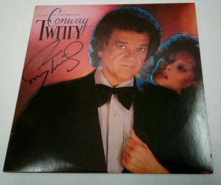 Conway Twitty Lost In The Feeling Signed Autographed Lp Album Record Country