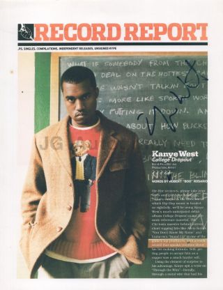 Kanye West - Hip - Hop Artist,  Fashion Designer - Signed 8x10 Photograph