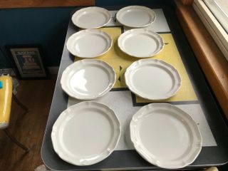Great Set Of Eight (8) Mikasa French Countryside 10 3/4 " Dinner Plates,  F9000