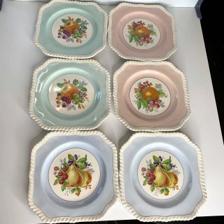 Johnson Brothers Old English Square Fruit Plates Dessert Salad Set Of 6 3 Styles