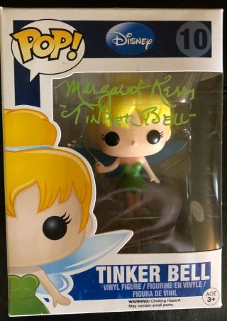 Margaret Kerry Signed Tinker Bell Peter Pan Disney Funko Pop Jsa Authenticated